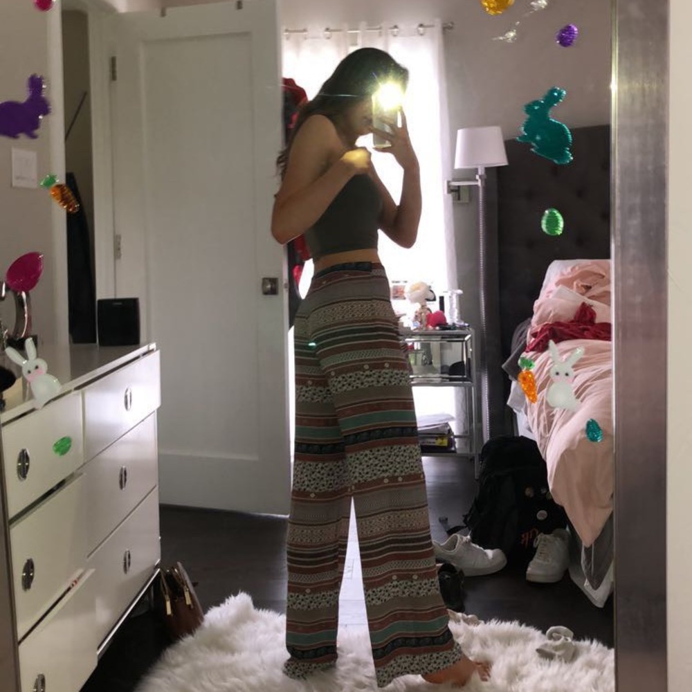 Printed Tribal Flowy Pants